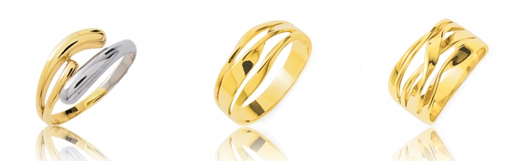 Bague femme en or jaune hot sale